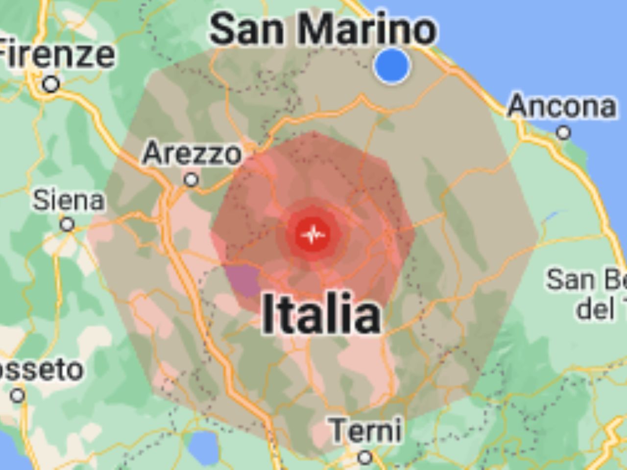 La terra trema: terremoto nel centro Italia di magnitudo 4.4
