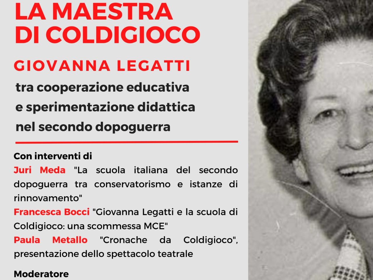 A Sant’Urbano di Apiro seminario dedicato a Giovanna Legatti: “La maestra di Coldigioco”