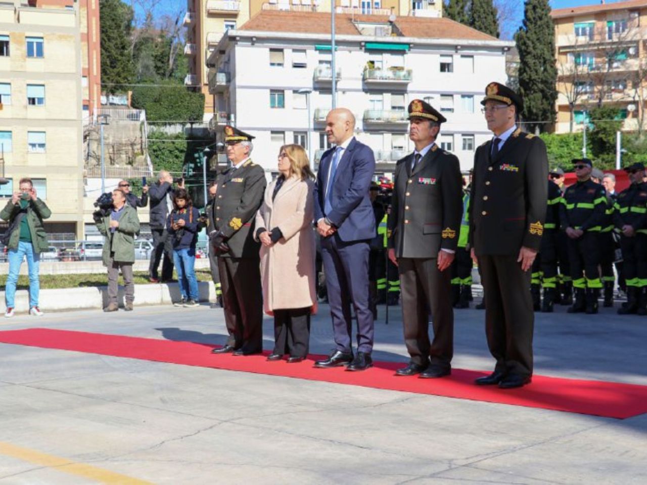 Ancona, inaugurata la nuova sede dei Vigili del fuoco