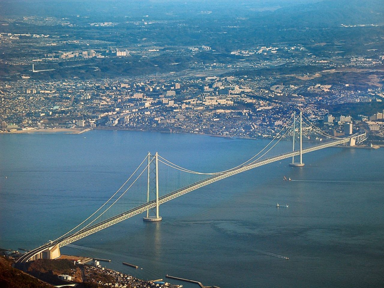 5 aprile 1998: in Giappone inaugurato il ponte sullo stretto di Akashi