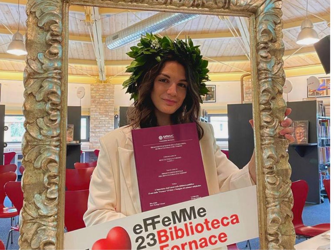 Maiolati Spontini: Biblioteca La Fornace, i risultati dell’indagine in una tesi di laurea sperimentale