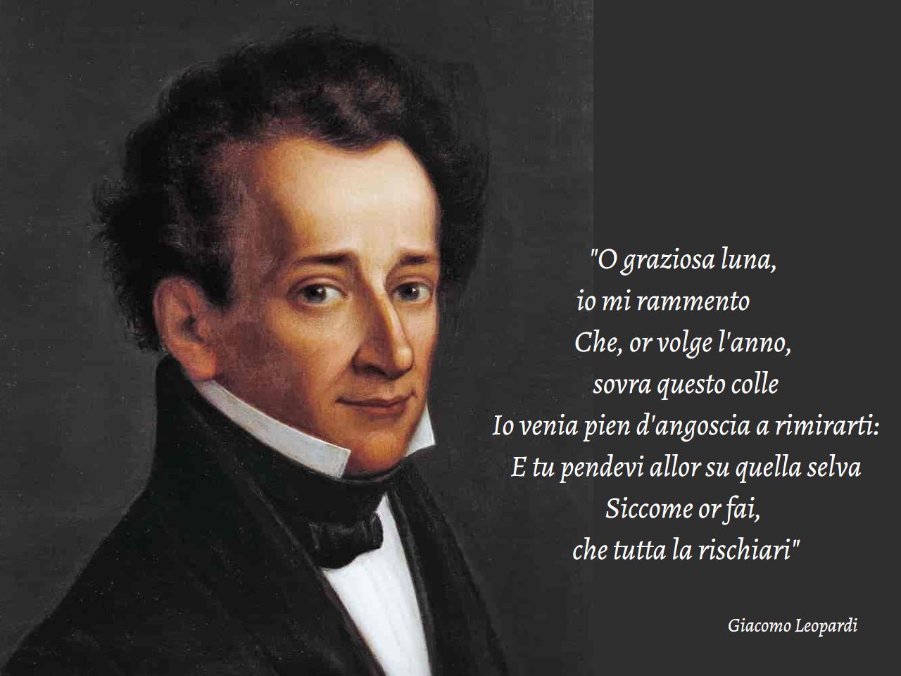 29 giugno 1798, a Recanati nacque Leopardi, il poeta che dal colle parlò Alla luna
