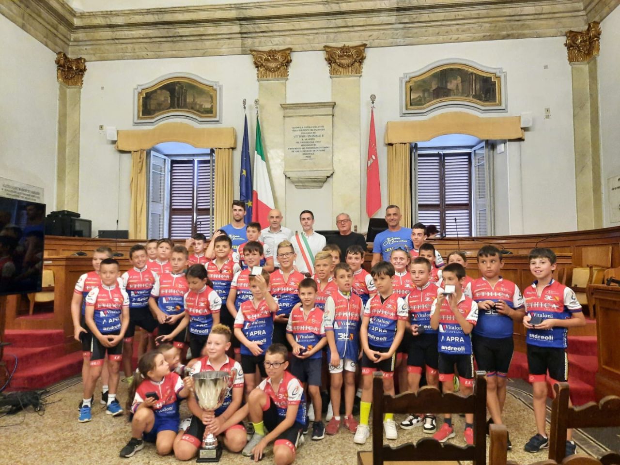 Il comune di Jesi premia la società ciclistica Pedale Chiaravallese