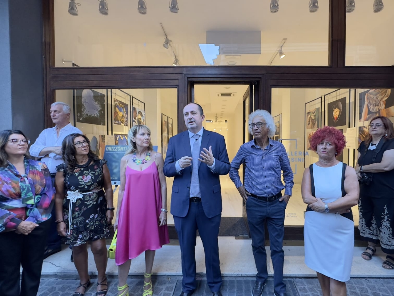 Pesaro, taglio del nastro alla Galleria Rossini