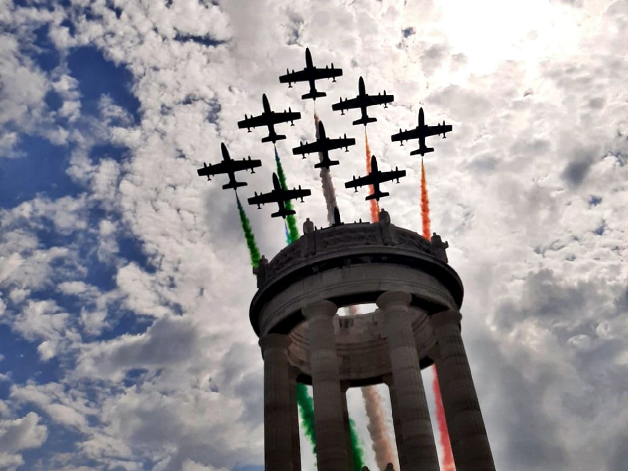 Ad Ancona, lo spettacolo delle frecce tricolori