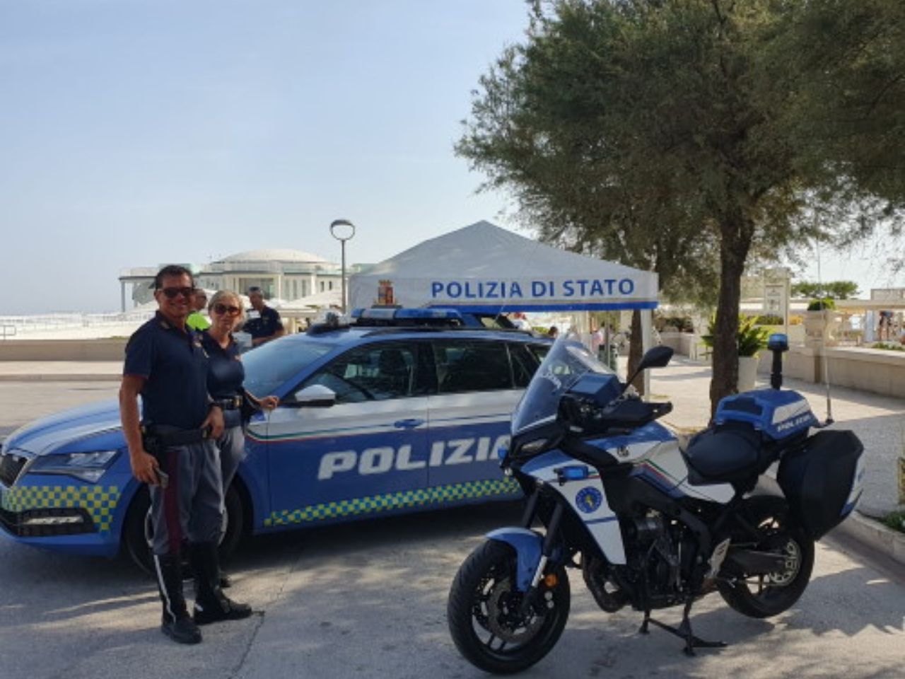 La Polizia stradale a Senigallia per il progetto “Estate insieme in sicurezza”