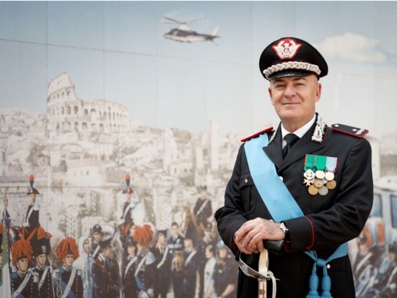 Il Generale di Brigata Mauro Coppari al congedo