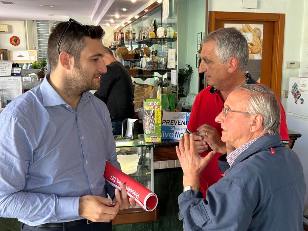 Sabato si fa “Un caffè col presidente” Perugini al Bar Incontro nel Q10