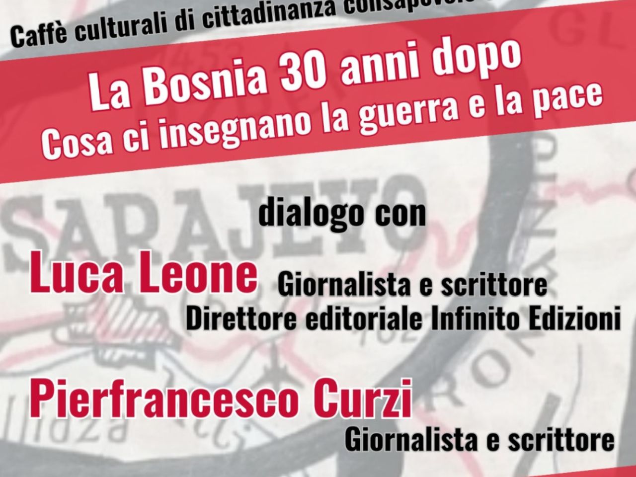 Ad Ancona il convegno ” La Bosnia 30 anni dopo” per riflettere sulla guerra, di ieri e di oggi