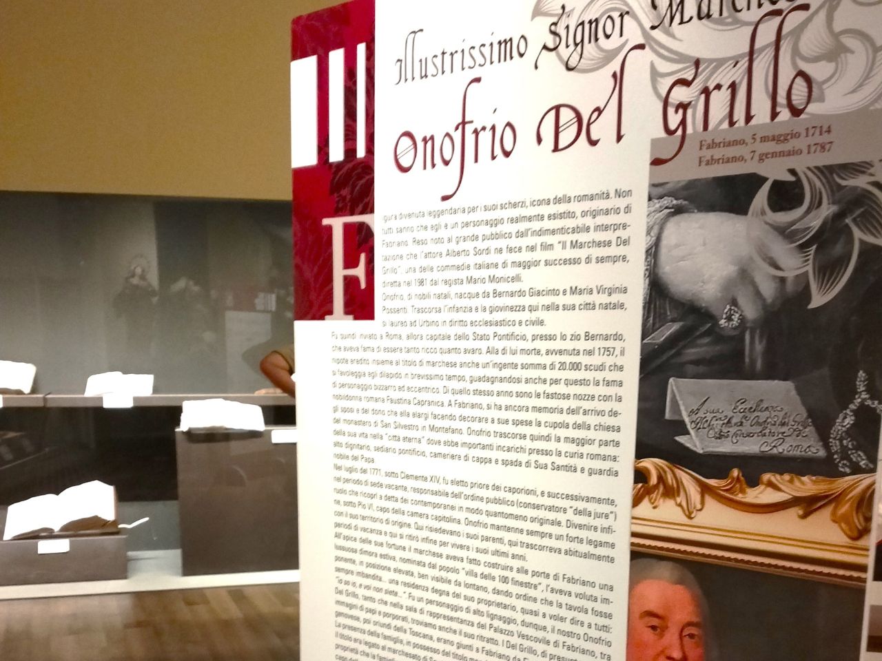 Fabriano, in mostra ritratti e documenti inediti del Marchese Del Grillo