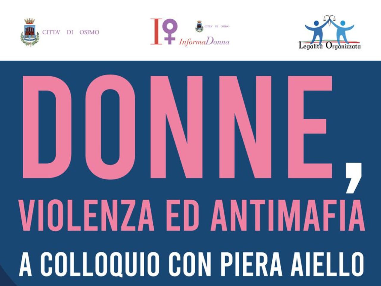 Donne, violenza e antimafia: Piera Aiello ospite a Teatro La Fenice