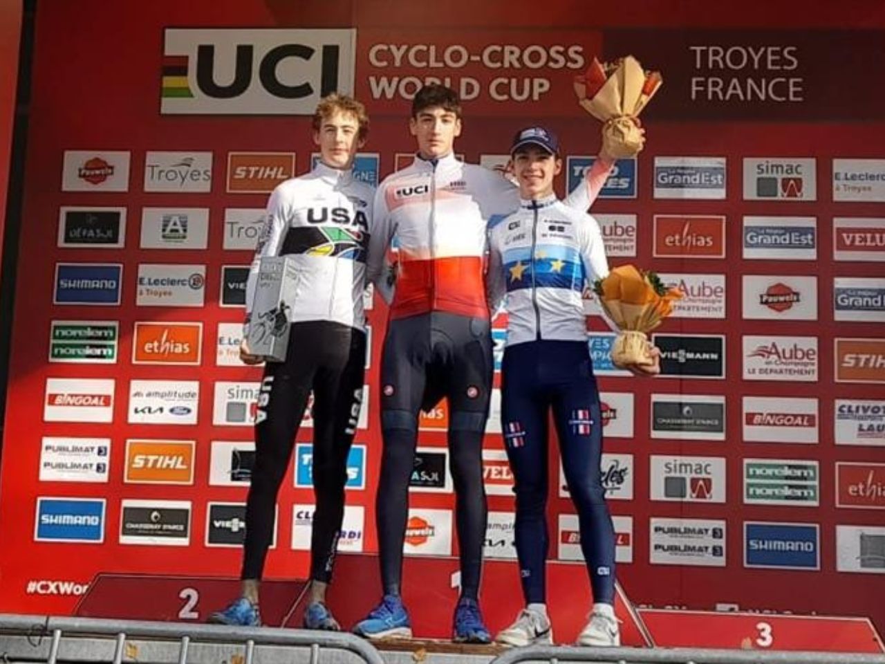 Coppa del mondo Ciclocross, oro per Stefano Viezzi a Troyes