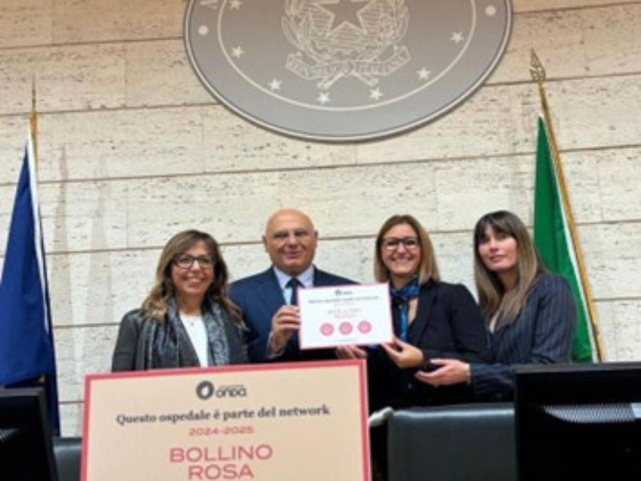 Tre Bollini rosa per l’ Azienda Ospedaliero Universitaria delle Marche: premiata a Roma