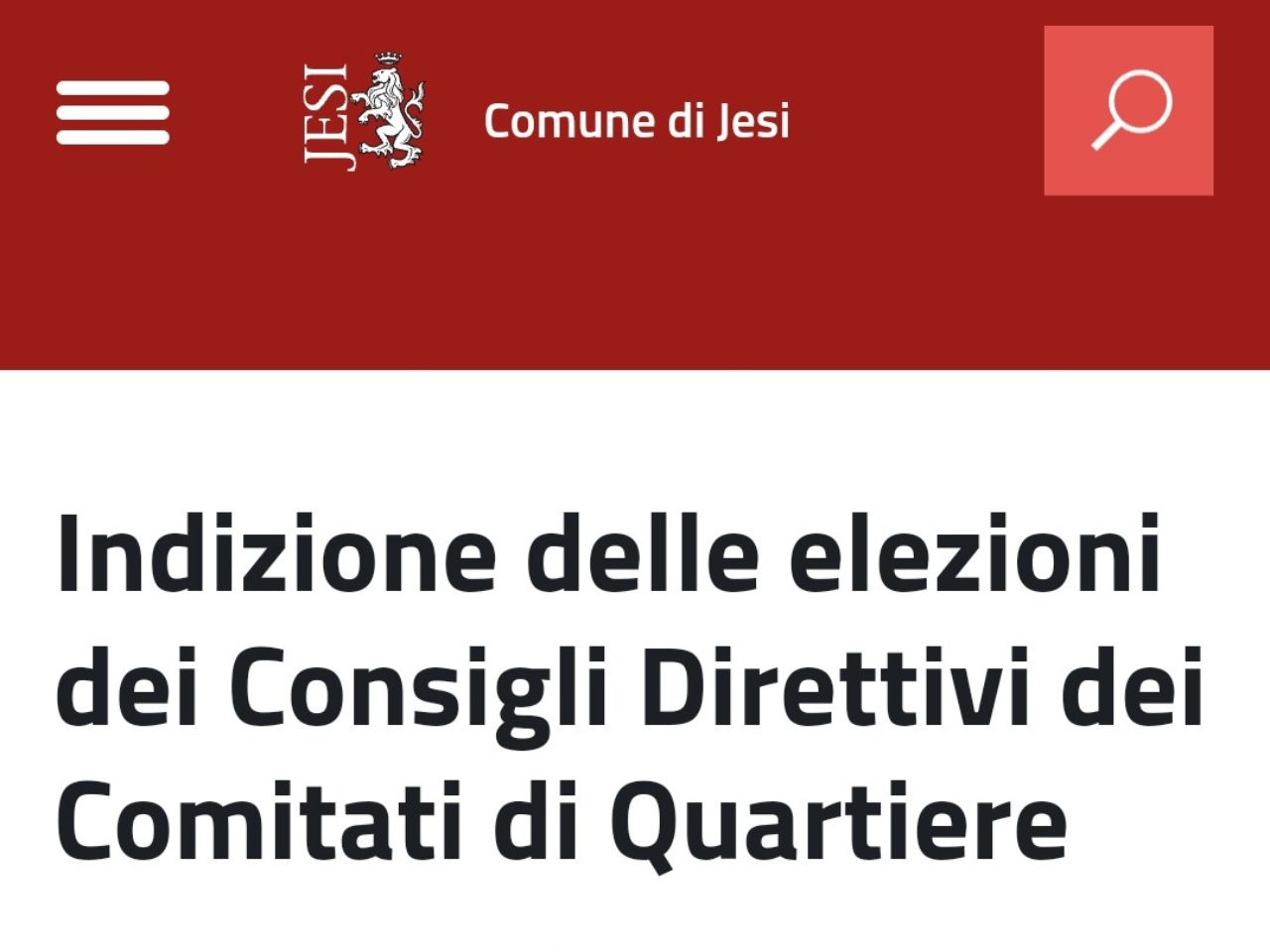 Comitati di quartiere di Jesi, fioccano le candidature