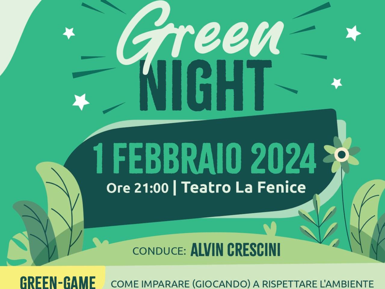 Arriva la “Green Night” appuntamento giovedì 1 febbraio con la serata dell’informazione ambientale