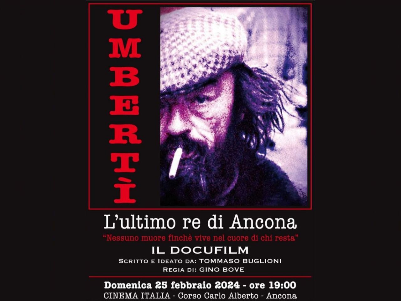 “Umbertì. L’ultimo re di Ancona”, a Cinema Italia il docufilm sul vagabondo Umberto Ceccarini