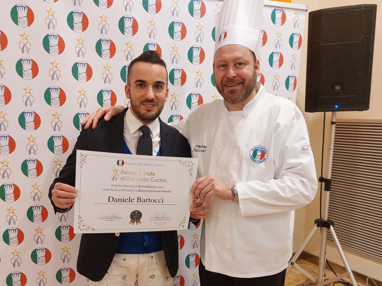 100 Eccellenze Italiane: a Daniele Bartocci il 5 Stelle d’Oro Cucina