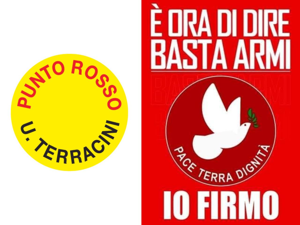 L’Associazione Punto rosso per la pace: domani i banchetti in Corso Matteotti
