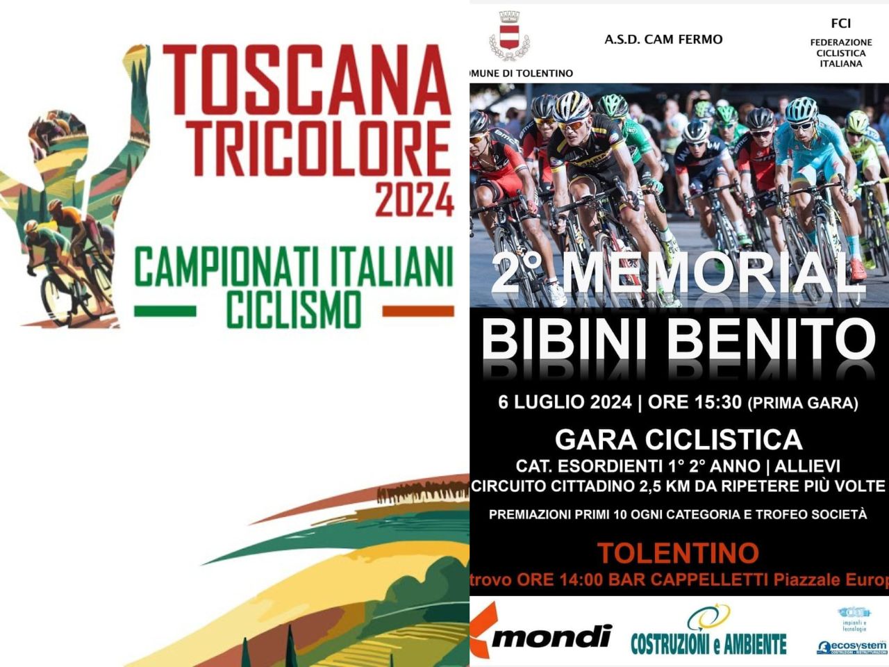 Ciclismo Marche, le gare del weekend