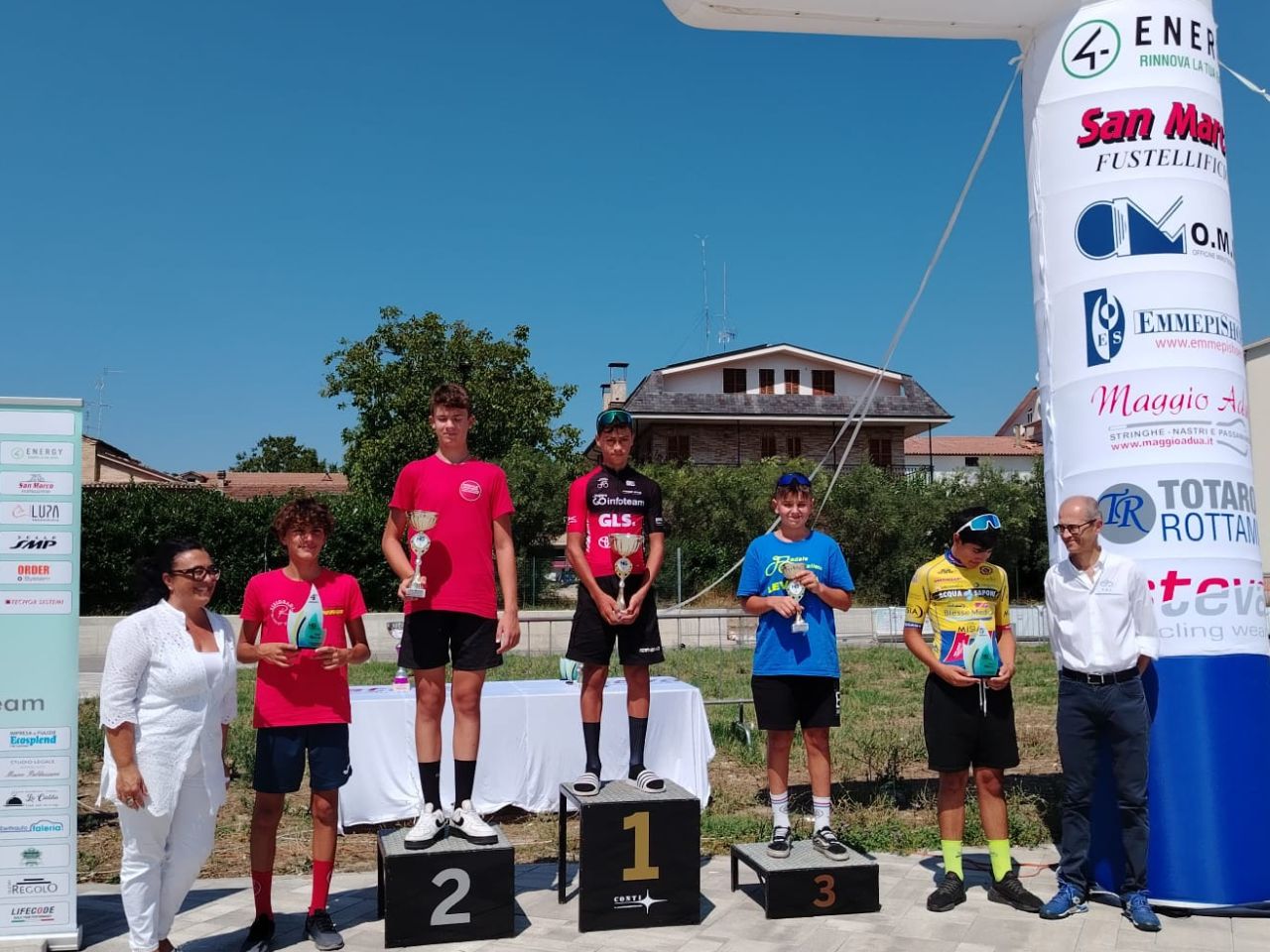 Pedale Chiaravallese, Esordienti e Giovanissimi su strada a Montegiorgio