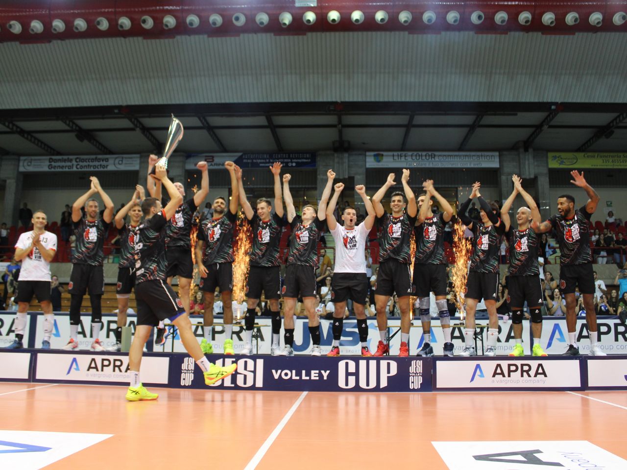 Sir Susa Vim Perugia domina il podio della Jesi Volley Cup