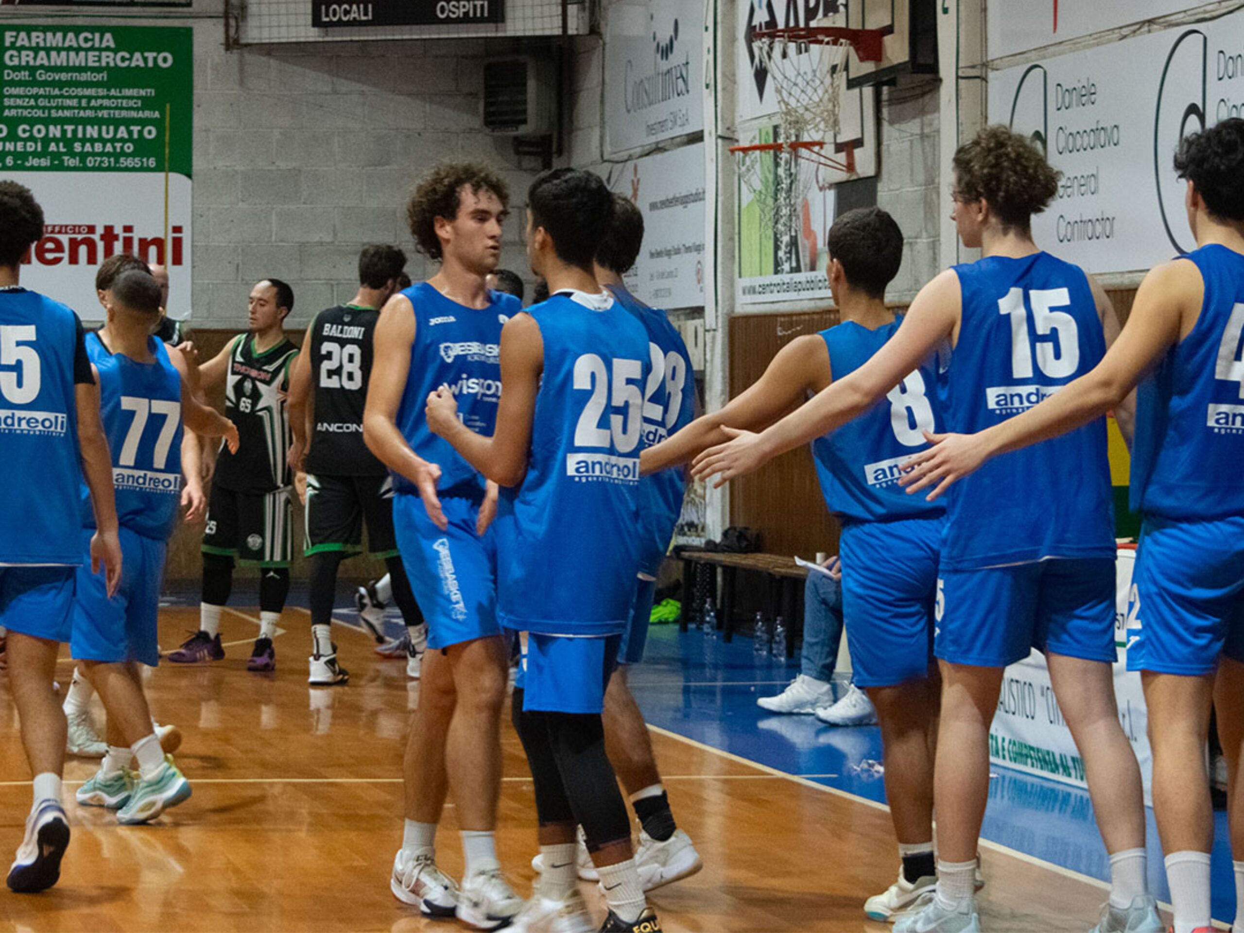 Il Campetto Ancona supera alla Novelli i giovani della Jesi Basket Academy Taurus