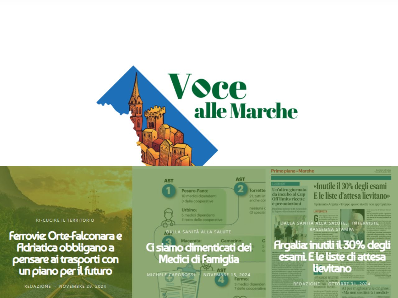 Una regione che ha forza, ma non ha voce: “Voce alle Marche”