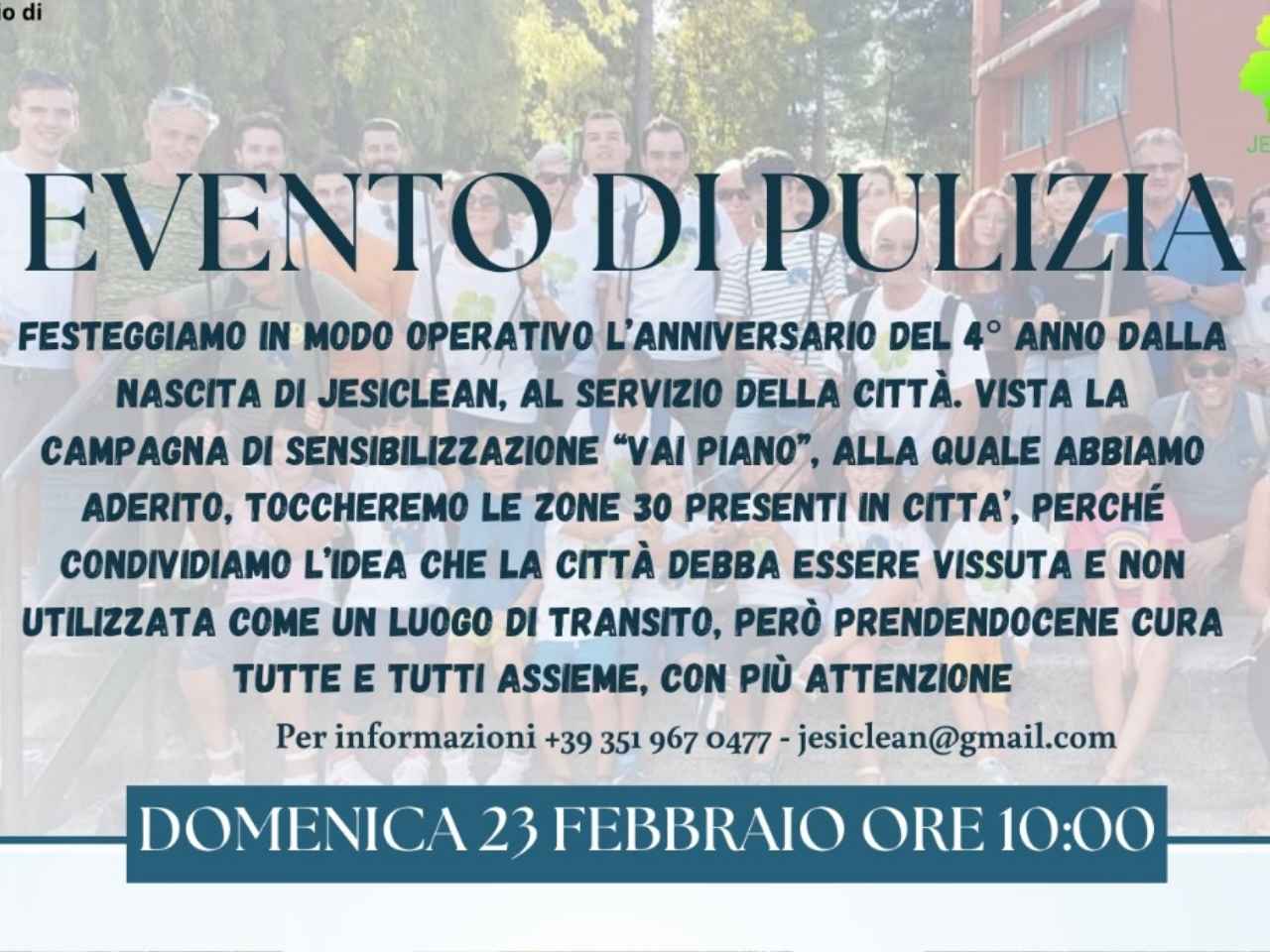 Jesi: domenica un evento di pulizia urbana guidato da JesiClean