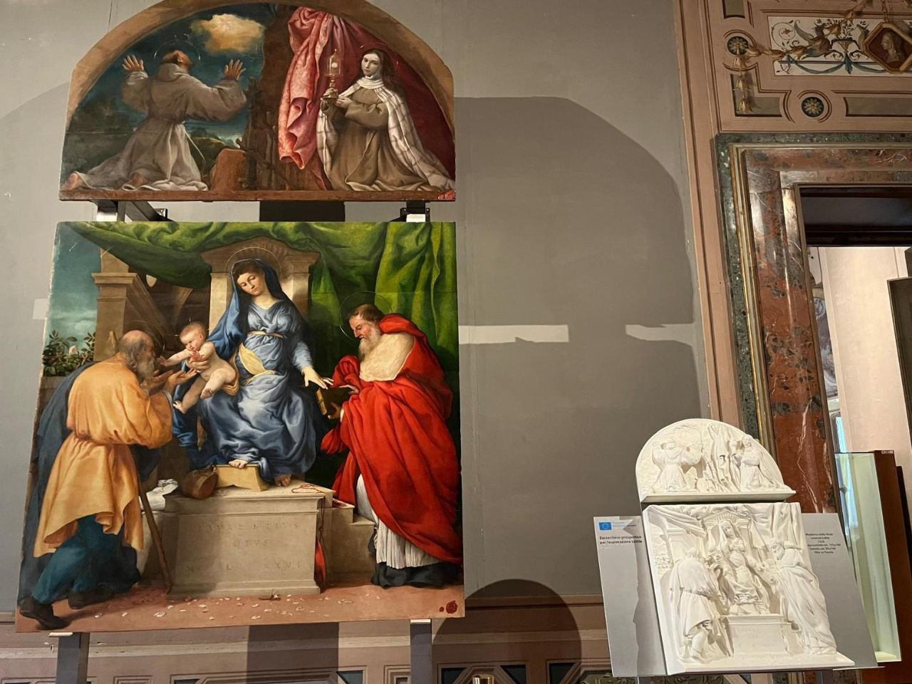 A Palazzo Pianetti, nuove mappe per raccontare Lorenzo  Lotto ai non vedenti