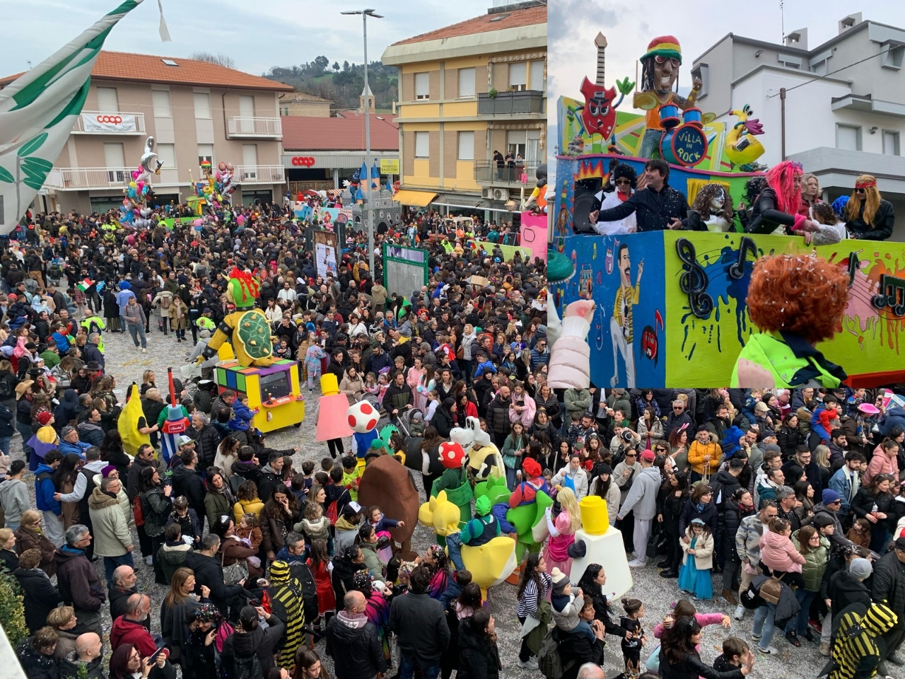 In 10mila in festa al Carnevale di Villa Fastiggi: un successo travolgente