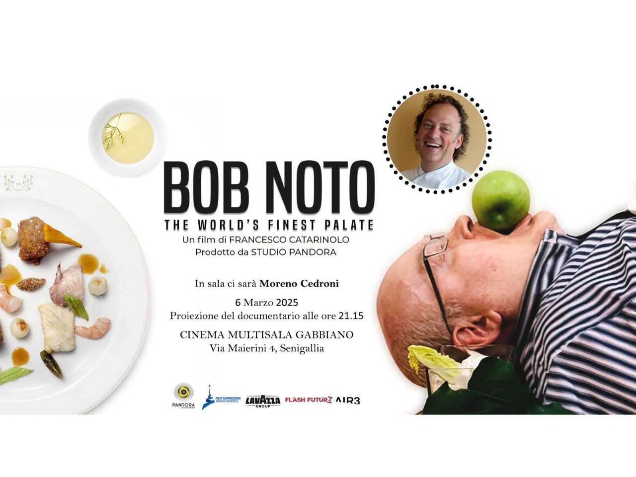 Senigallia celebra Bob Noto: proiezione speciale al Cinema Gabbiano