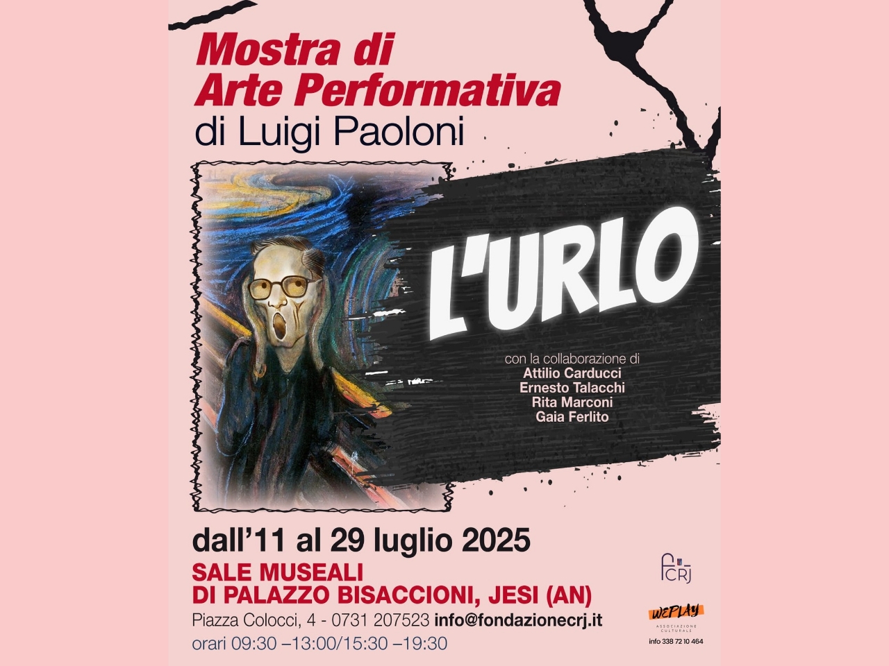 “L’urlo” di Luigi Paoloni: un rito sciamanico post-moderno a Jesi