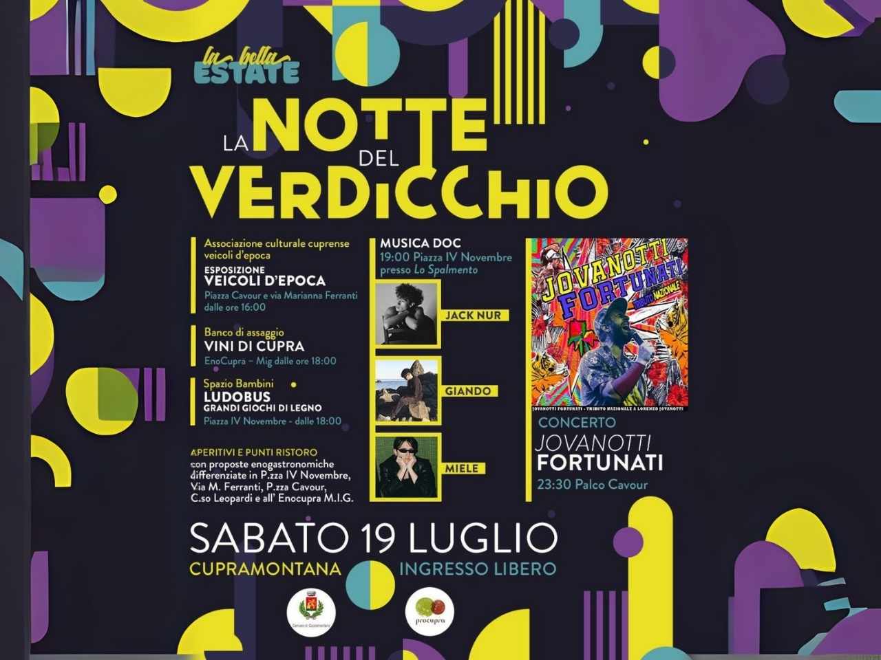 la notte del verdicchio cupramontana