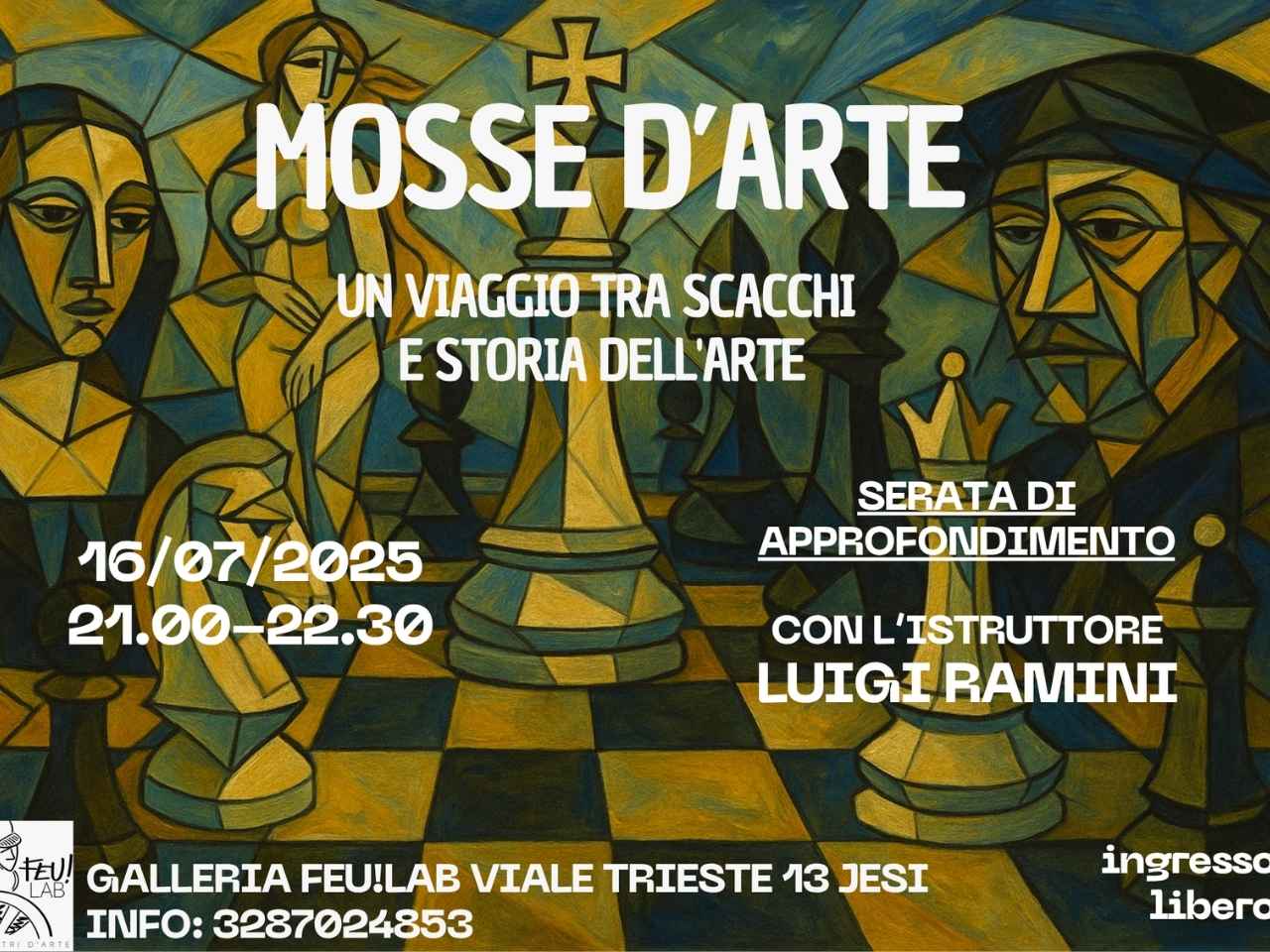 Jesi, torna “Mosse d’Arte”: scacchi e capolavori in dialogo