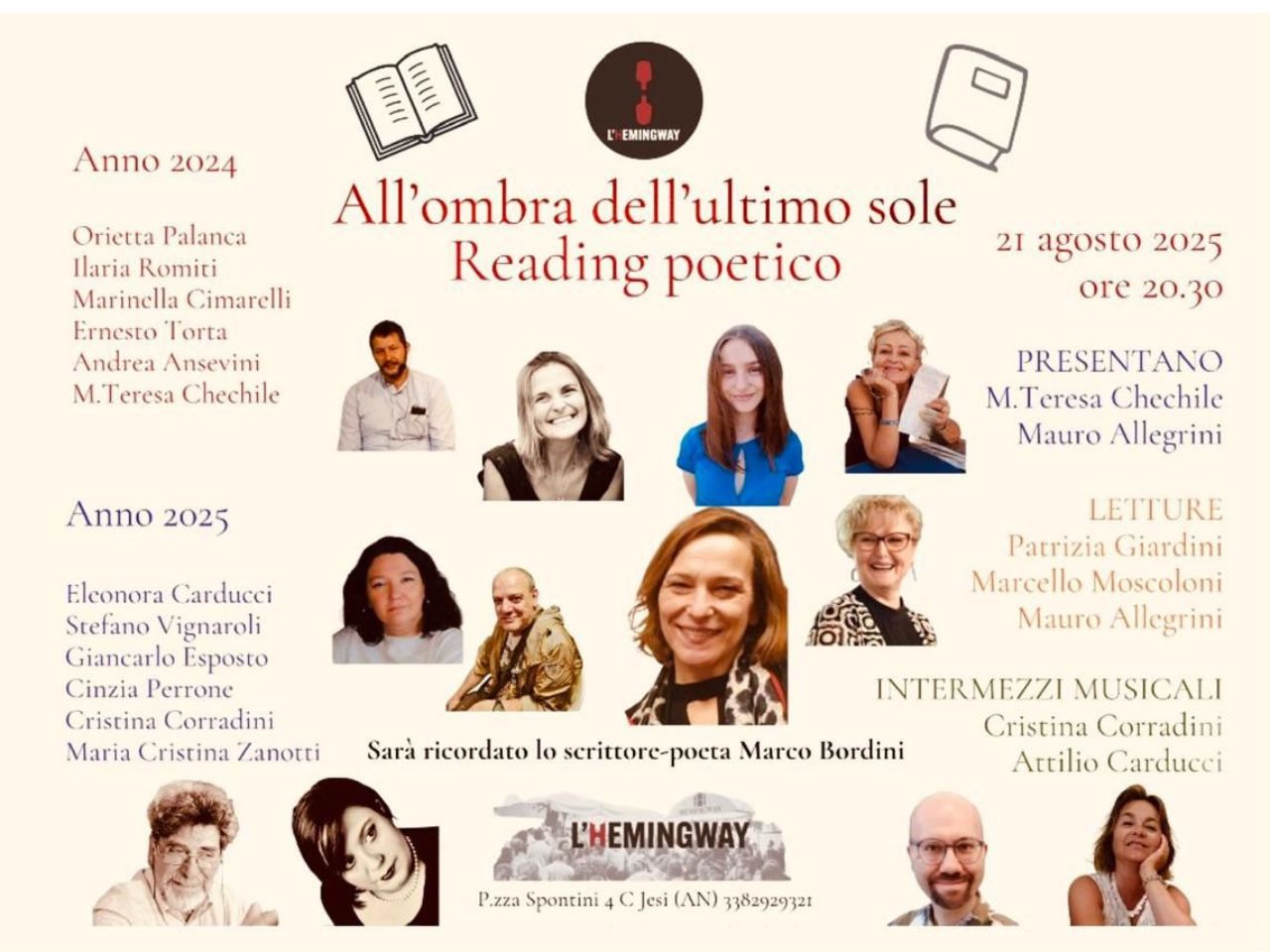 Jesi “All’’ombra dell’ultimo sole” evento di fine estate