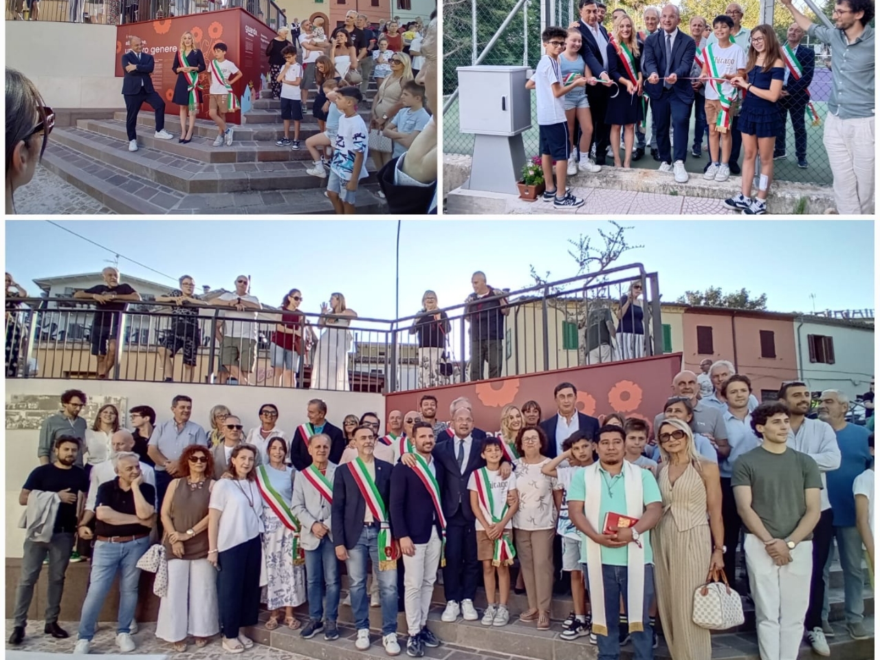 Poggio San Vicino, rinnovate piazze e impianti sportivi