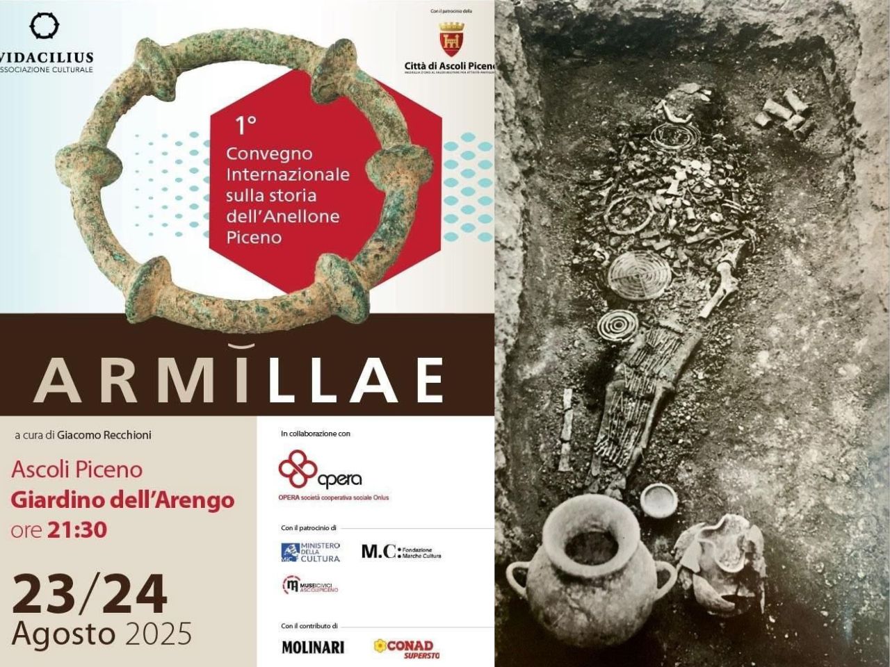 Ad Ascoli Piceno, il primo convegno scientifico sull’enigmatica Armilla Picena