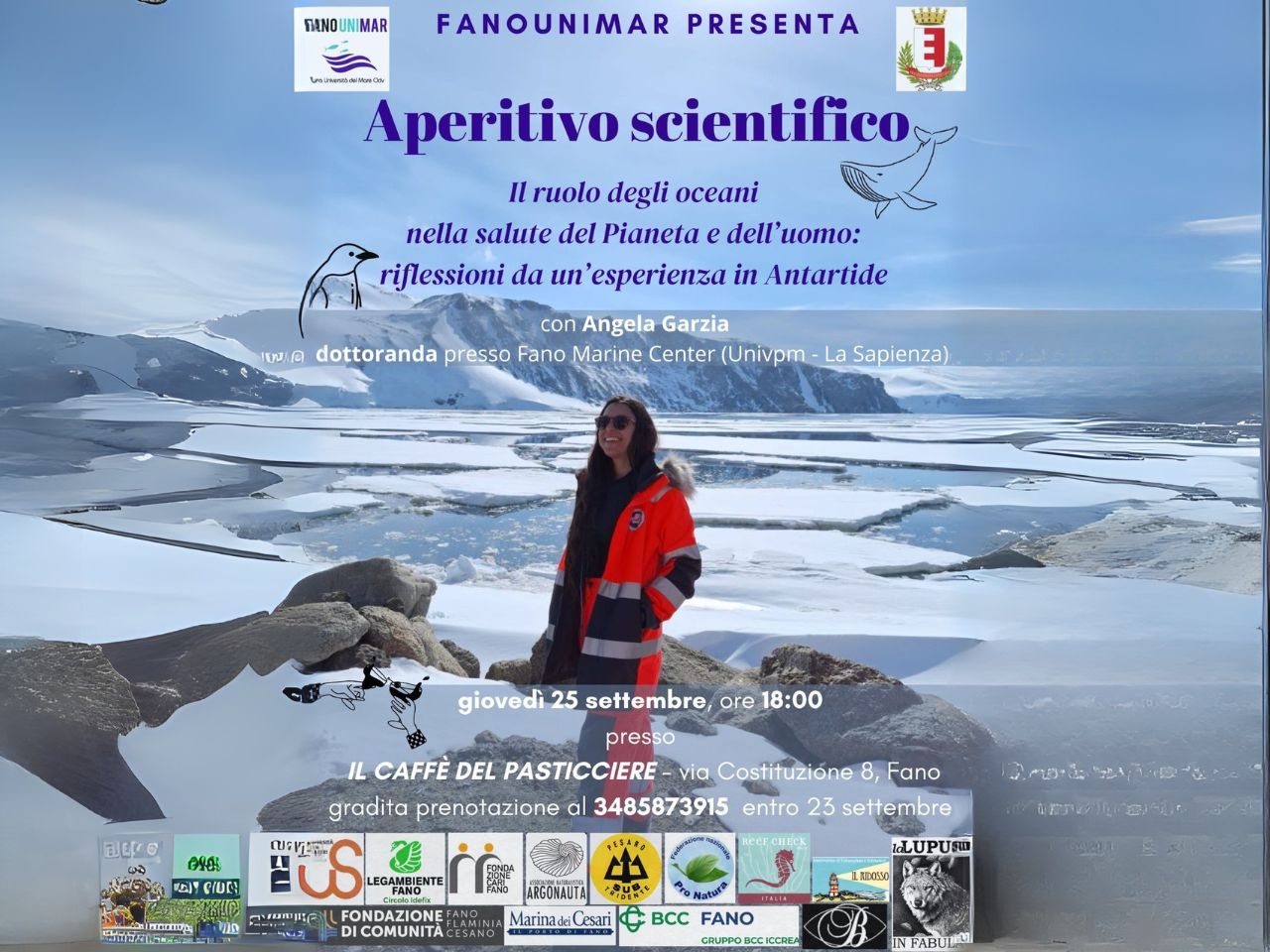 Fano, tornano gli “Aperitivi scientifici” di UniMar: focus sugli oceani e sul Polo Sud