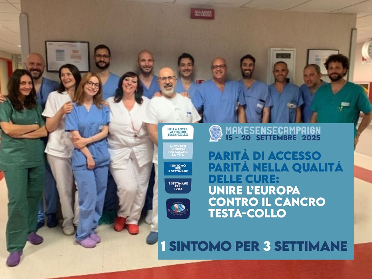 Tumori testa-collo: visite gratuite ad Ancona per la campagna “Make Sense Campaign”