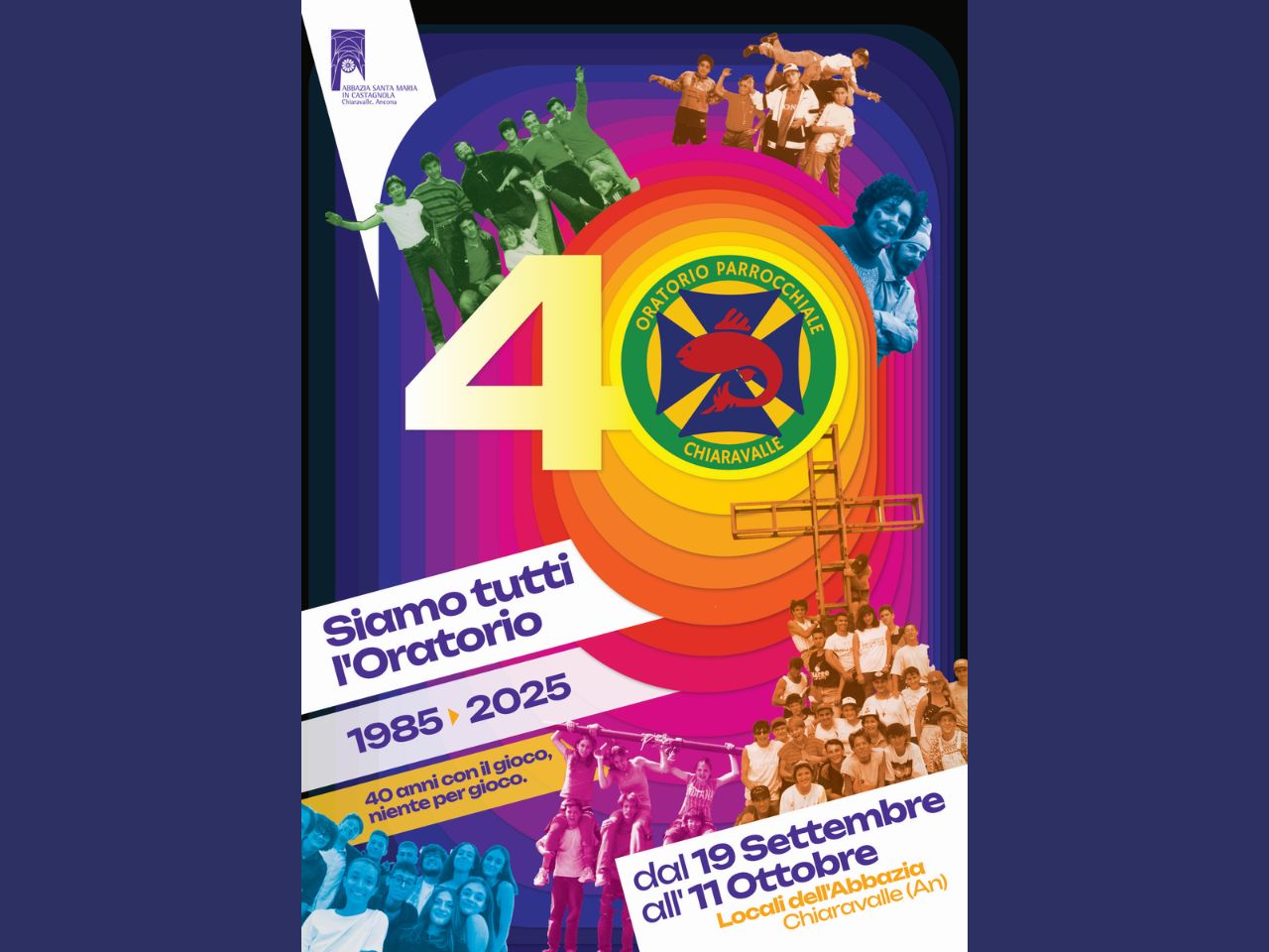 L’Oratorio di Chiaravalle celebra i suoi primi 40 anni