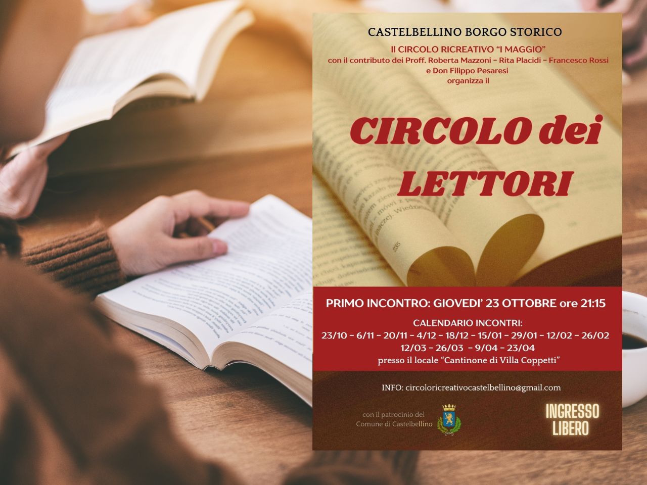 Castelbellino, nasce il “Circolo dei Lettori”