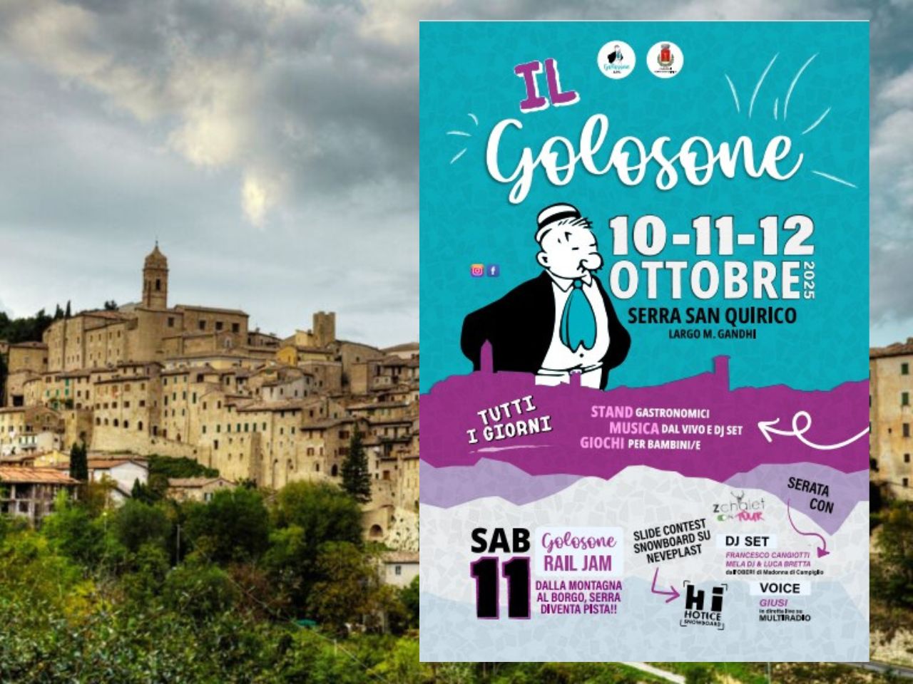 Serra San Quirico, si rinnova la tradizione del “Golosone”, dal 10 al 12 ottobre