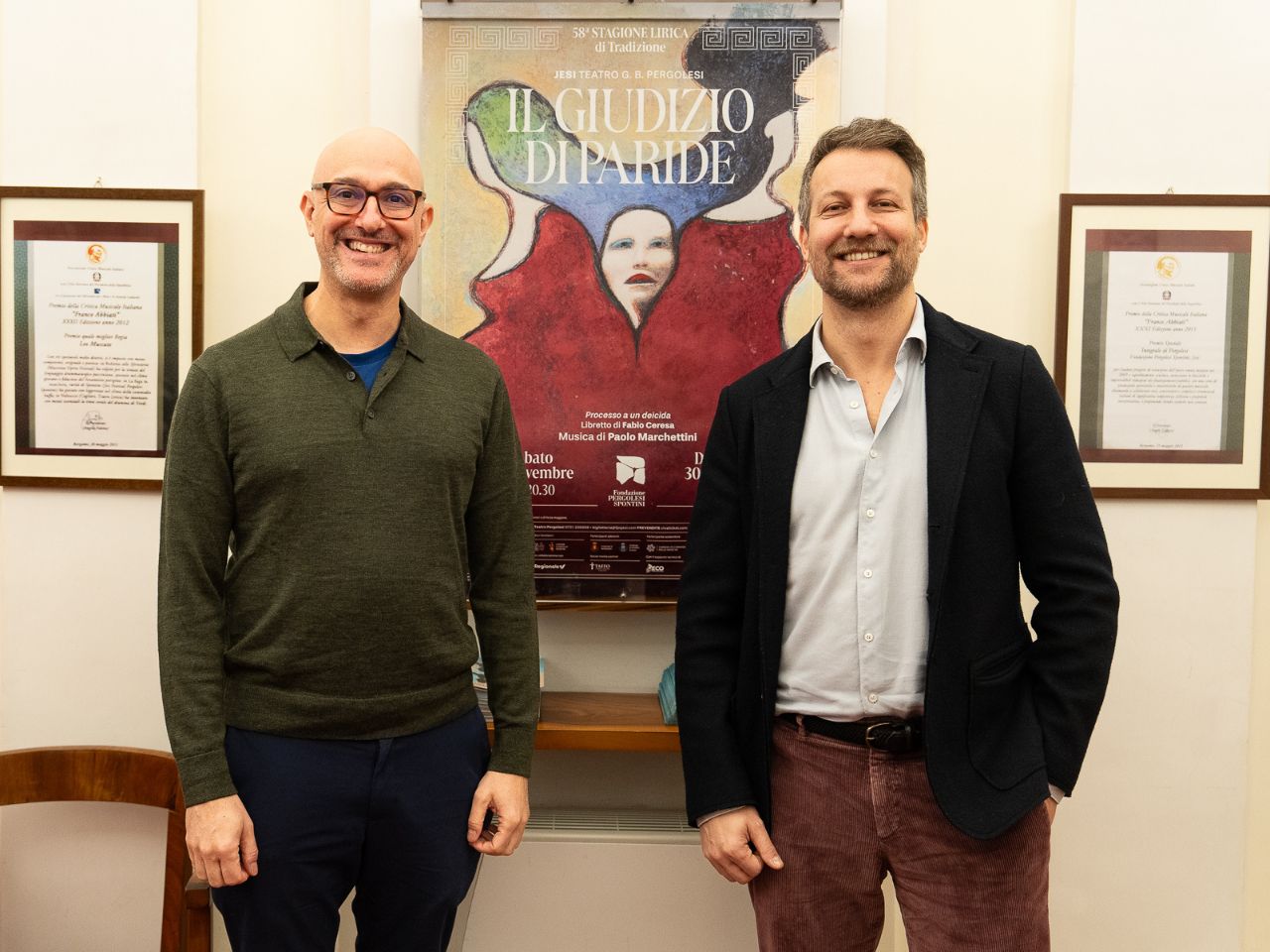 Jesi, al Pergolesi debutta l’opera “Il Giudizio di Paride. Processo a un deicida”