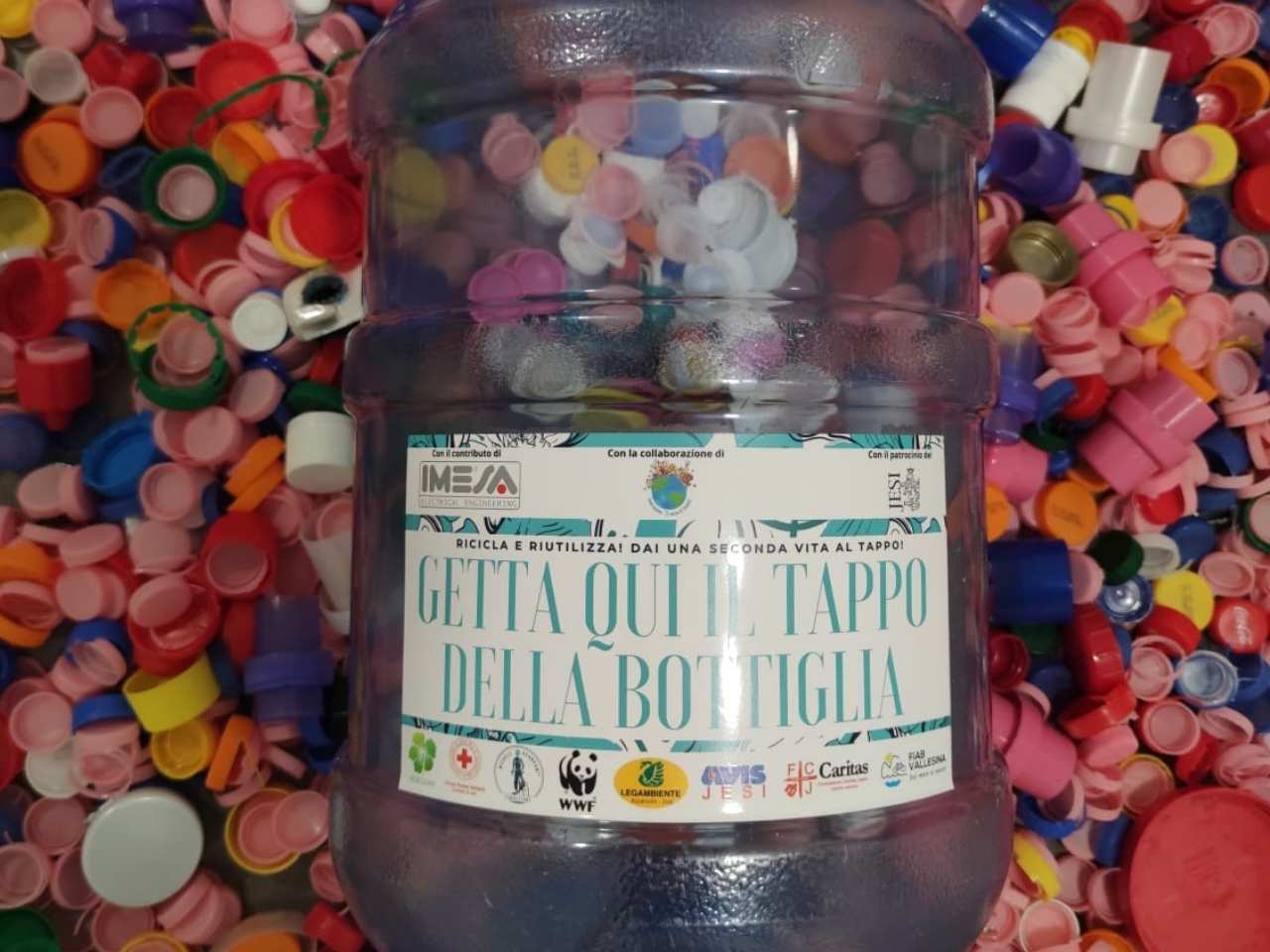 JesiClean ringrazia Caritas e Carcere di Montacuto per la raccolta dei tappi