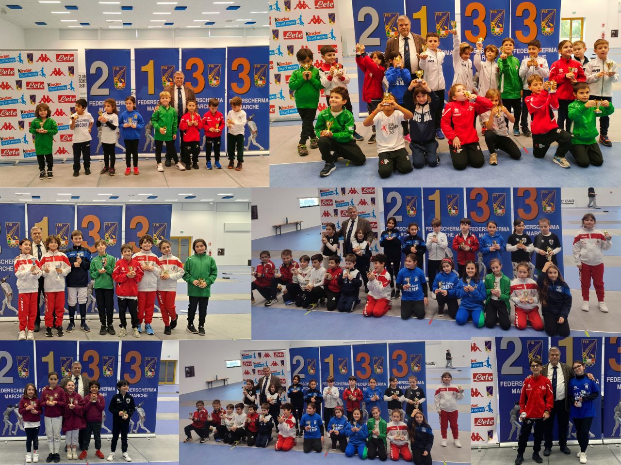 Assalto dei giovani talenti della scherma a Jesi