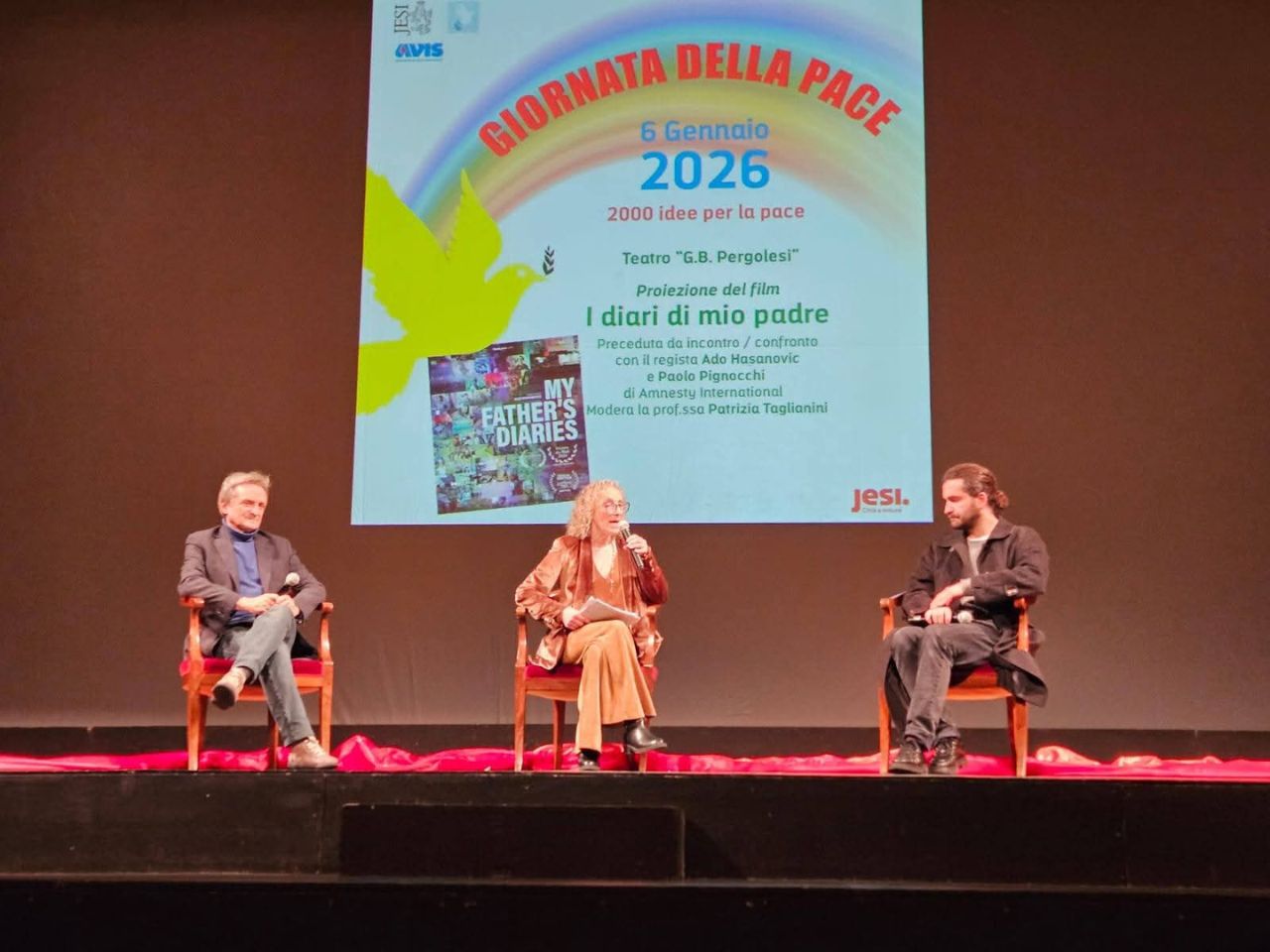 Jesi, celebrata la Giornata della Pace con il film “I diari di mio padre”