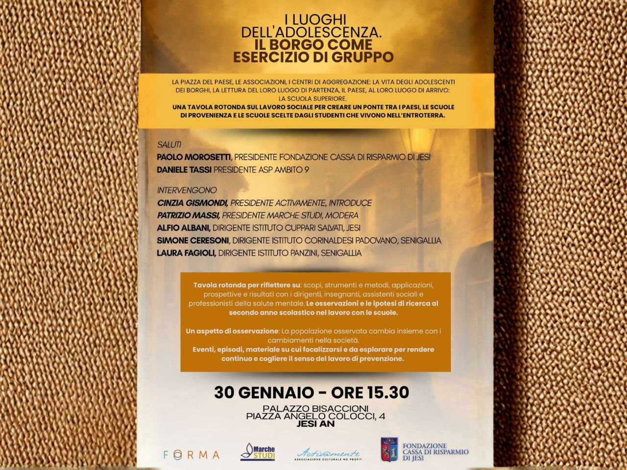 A Palazzo Bisaccioni, il borgo come esercizio di gruppo e luogo dell’adolescenza