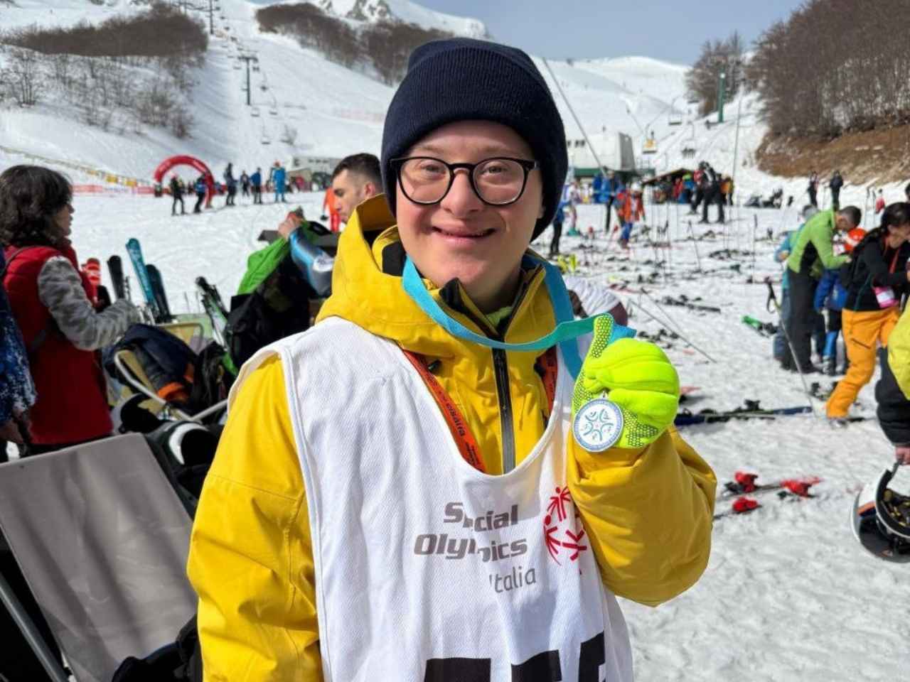 Sci, il giovane Francesco di Camerano conquista 2 argenti alle Special Olympics