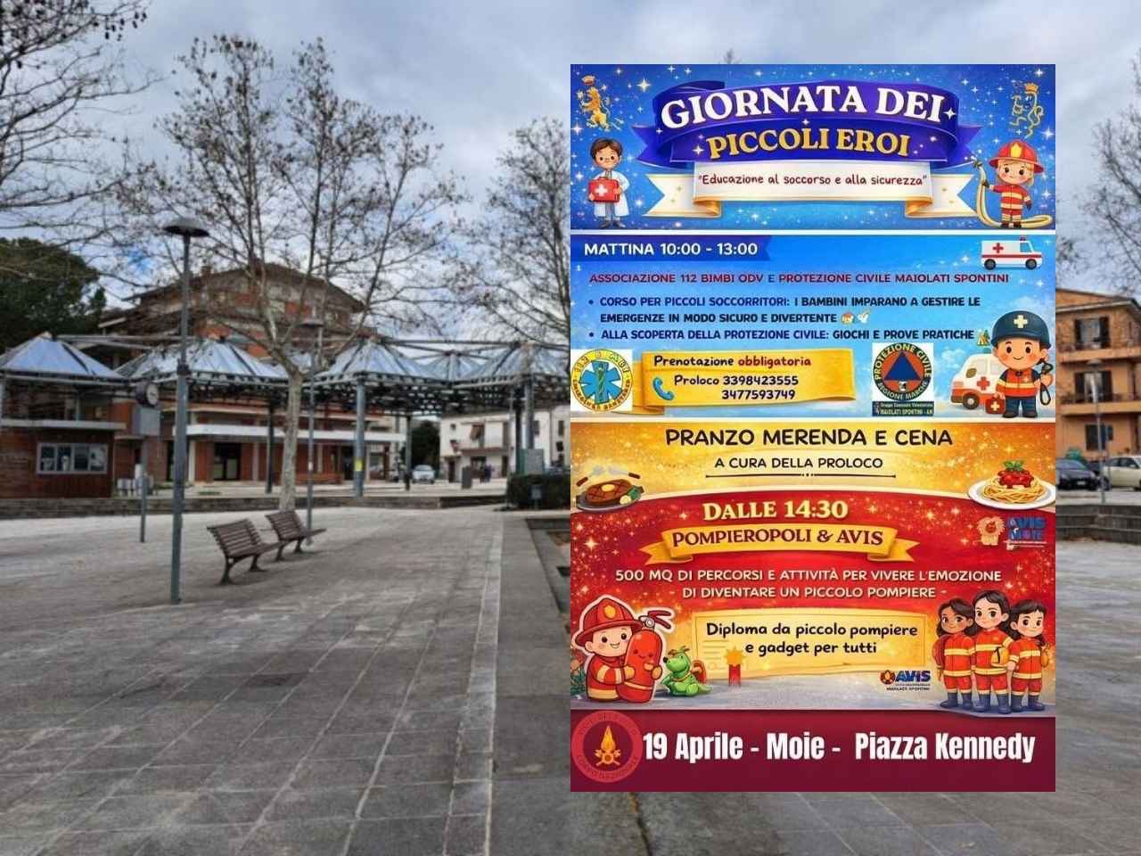 “Giornata dei Piccoli Eroi”: a Moie una domenica tra gioco e sicurezza per i più giovani