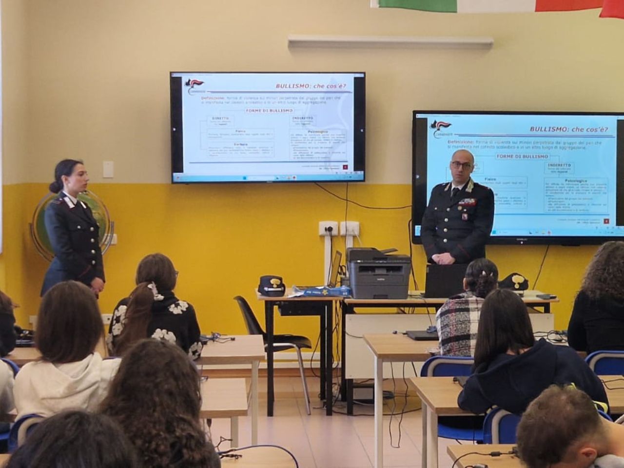 Carabinieri in cattedra: lezioni di legalit&agrave; e prevenzione per 150 studenti tra Cagli, Fossombrone e Pergola